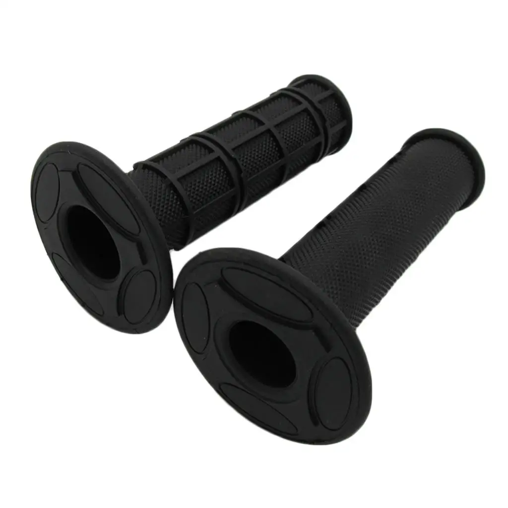 교체용 범용 고무 그립, 왼쪽 및 오른쪽 오토바이 그립, 22mm