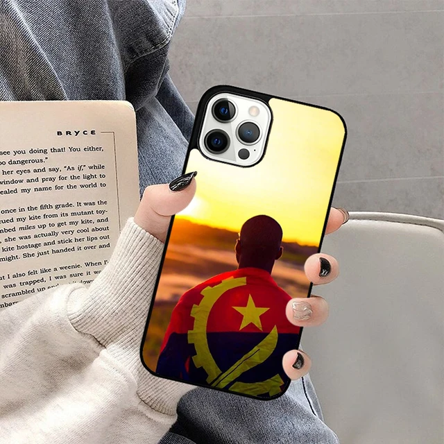 Angola flag Phone Case For iPhone 16 15 14 13 12 Mini 11 Pro Max Plus X XS Max XR Cover Shell coque 6