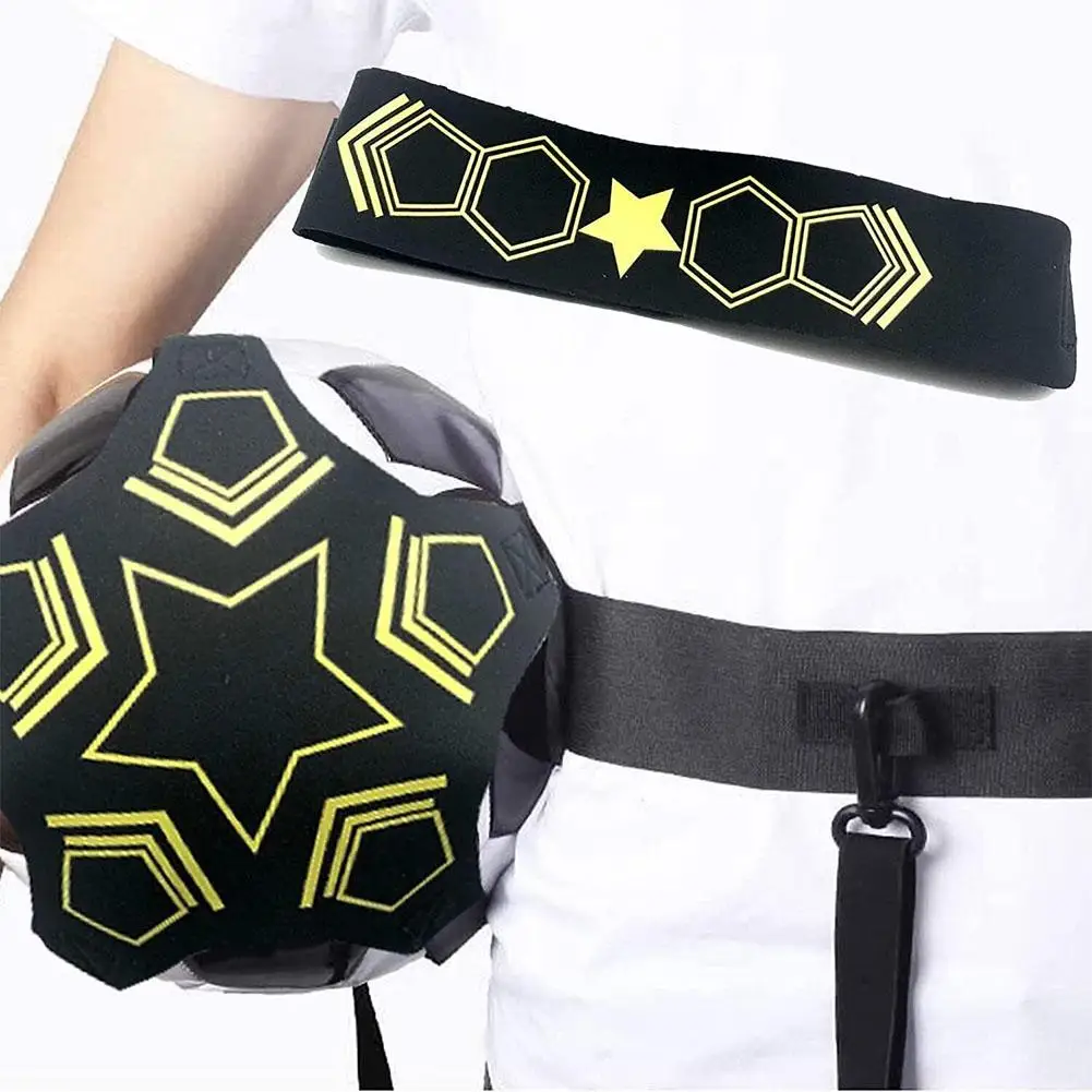 Team Sports Football Training Belt Device Solo Auxiliary Training Ball Band Soccer Ball Kick Fitness Equipment Trainer Football