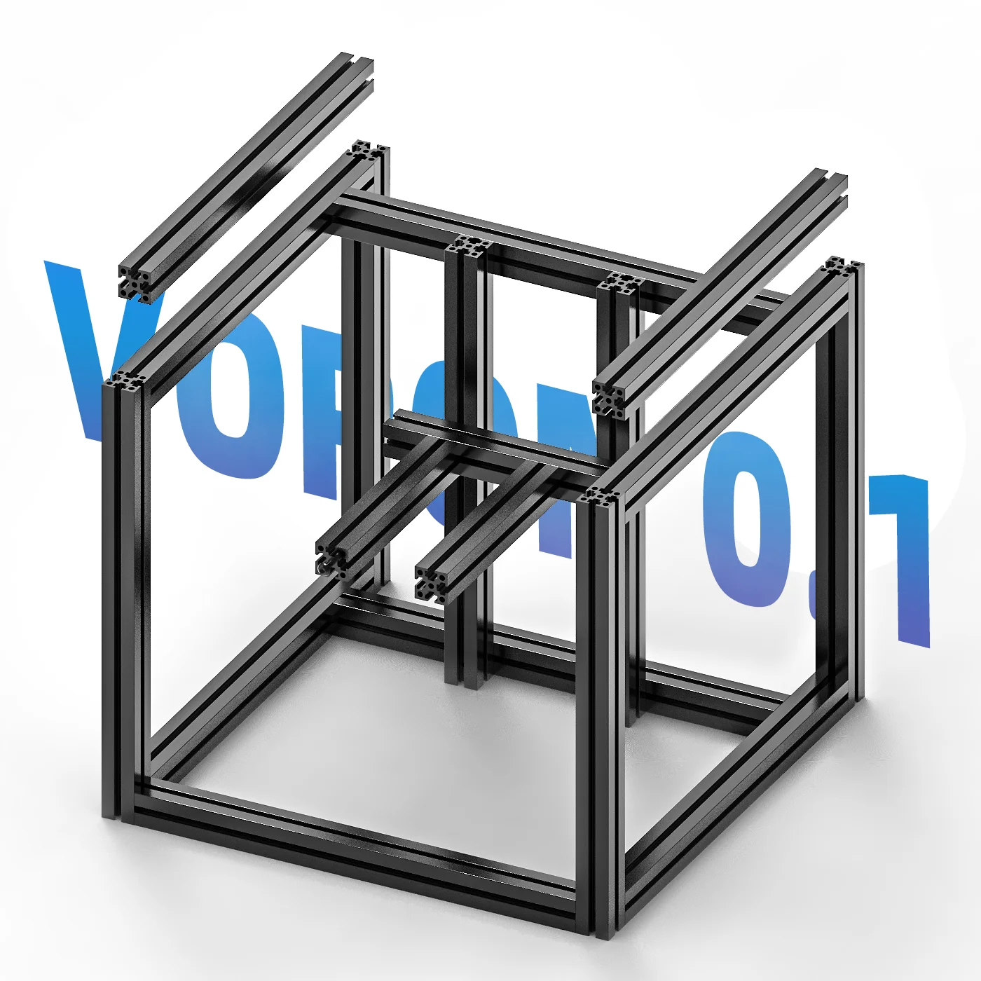 Extrusão de Alumínio Kit Quadro Perfil para Impressora 3d Conjunto Prático Voron 0.2 V0.1 V0.2 1515 - Imagem 2
