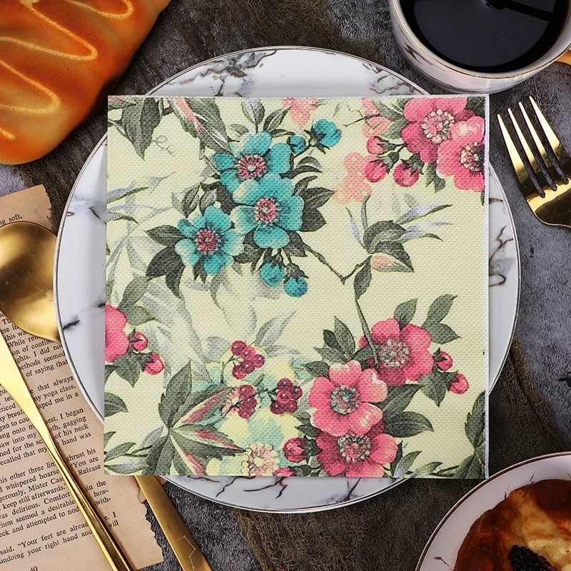 Bedrukte servetten met eigen print