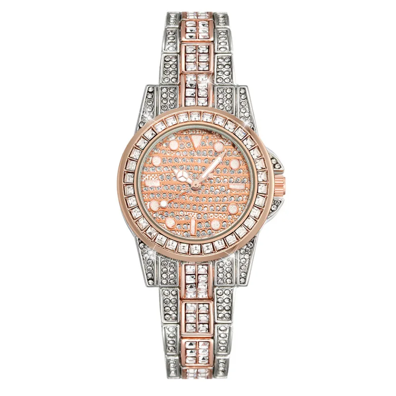 

Quartz Watches For Women's Steel Band Inlaid Diamond Personalized Creative Fashion Exquisite Women's Watches