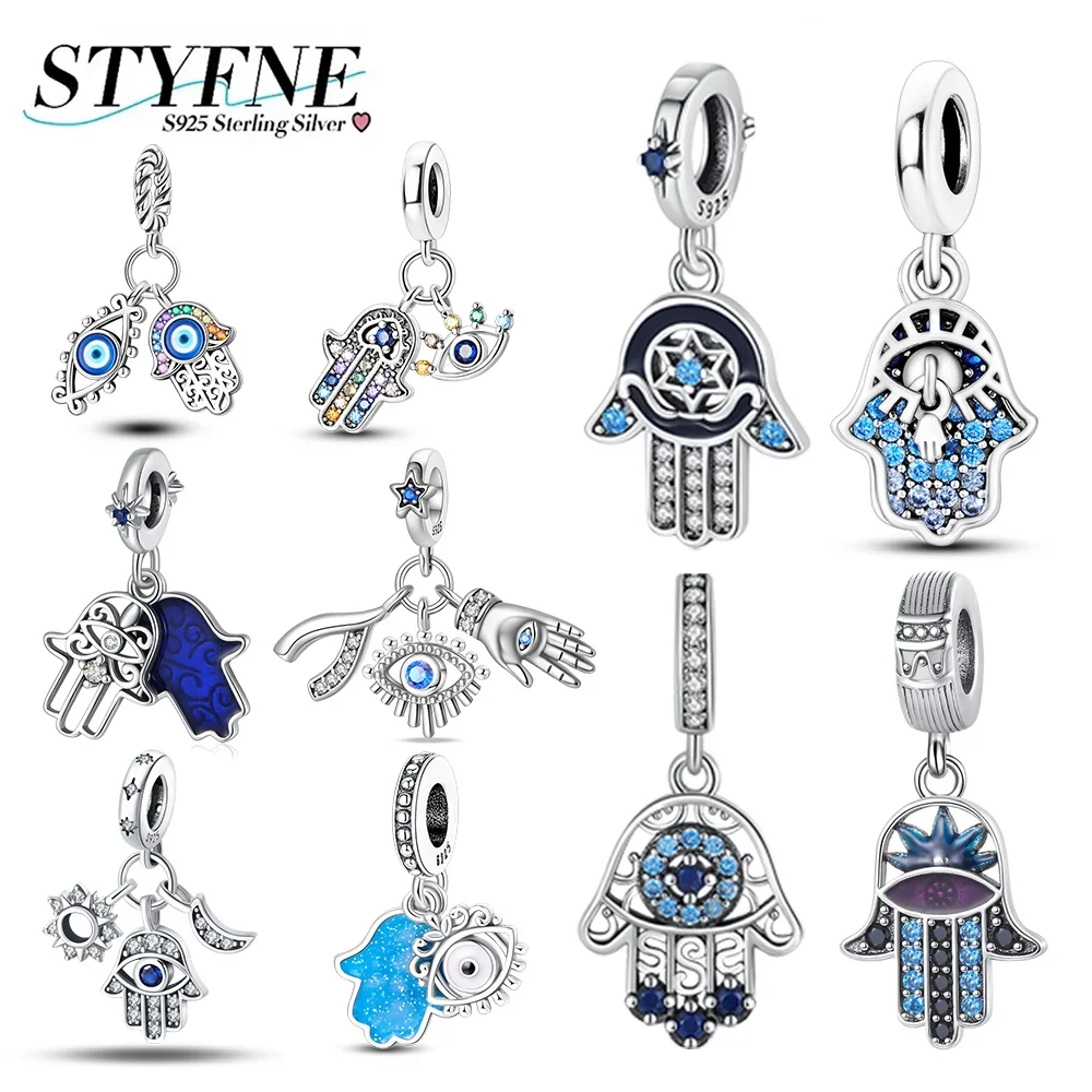 참  컬러 데빌 아이 가드 펜던트 비즈 오리지널 목걸이 팔찌 참 장신구 선물용