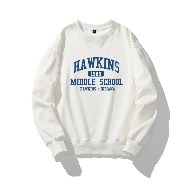 Cozy Long Sleeve Hoodie with Stranger Things Print Unisex Casual Sweatshirt Comfortable and Stylish for Relaxing or Daily Wear 2