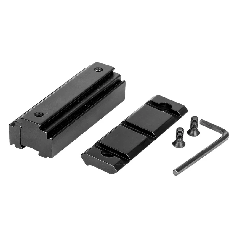 Guide Rail Bracket 11 Turn 20 Guide Rail Conversion Bracket Dovetail Increasing Clip 11mm Bracket Aluminum Alloy Material