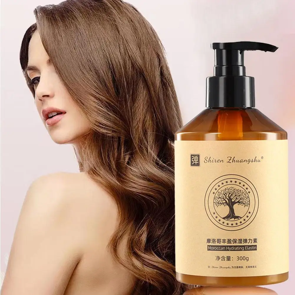 Curling Moisturizing Perm Hair Care Fluffy Styling Elastin Hairdressing Curly Hair Products Cream Curls Spray