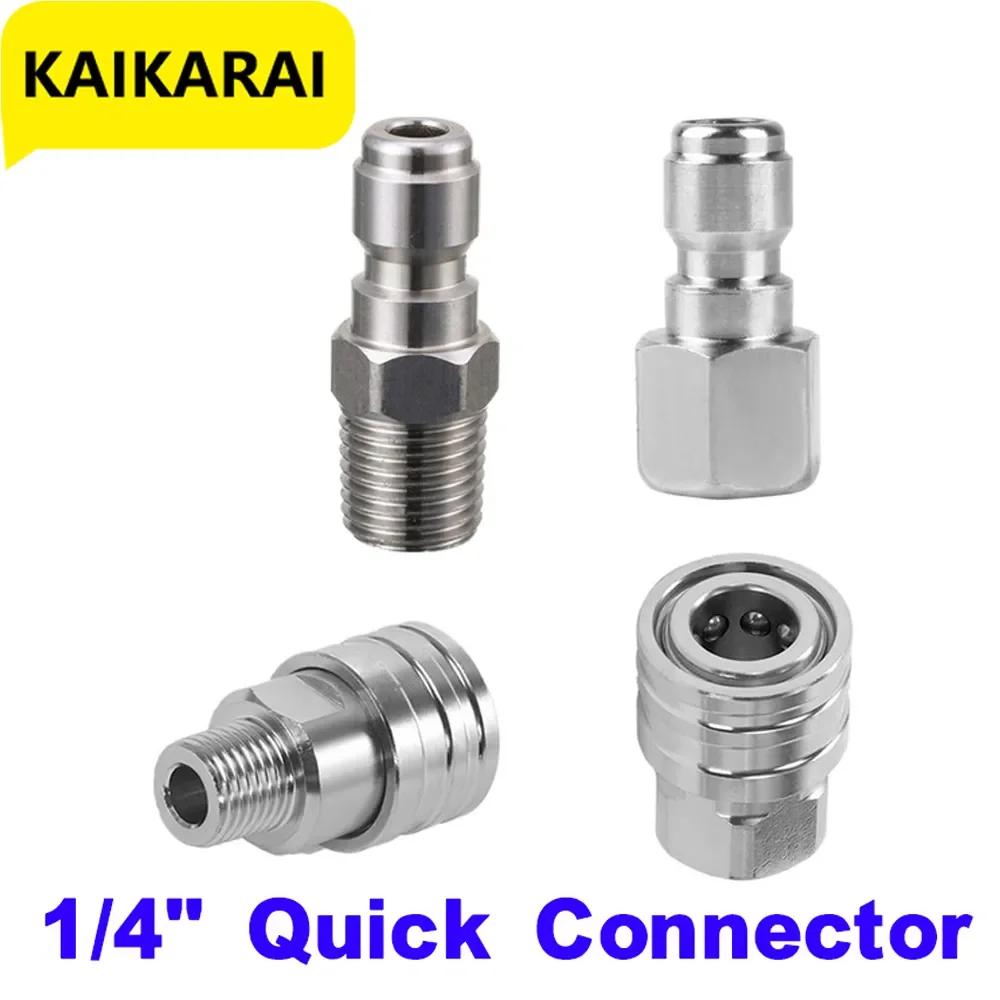 PressureWasherCoupler14InchStainlessSteelQuickConnectFittings