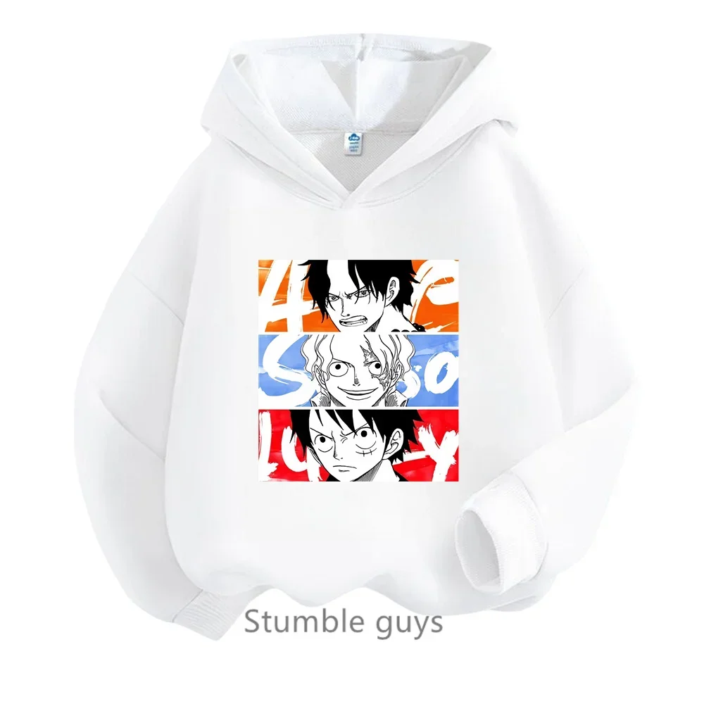 thumbnail image 1 of Ropa de primavera y otoño para niños, sudadera de una pieza para niños, ropa para niñas, sudadera de dibujos animados de Anime Luffy Zoro, traje para adolescentes, camisetas con capucha de Sonic, 1 of 5