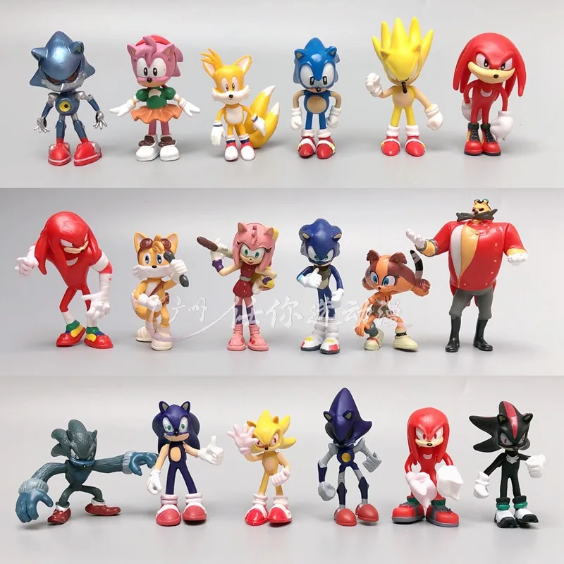 

Фигурка аниме Sonic «Ежик», 6 вариантов, 1, 2 и 3 поколения, Игровая кукла PSP, декоративная модель ручной работы, детские игрушки, подарок на день рождения