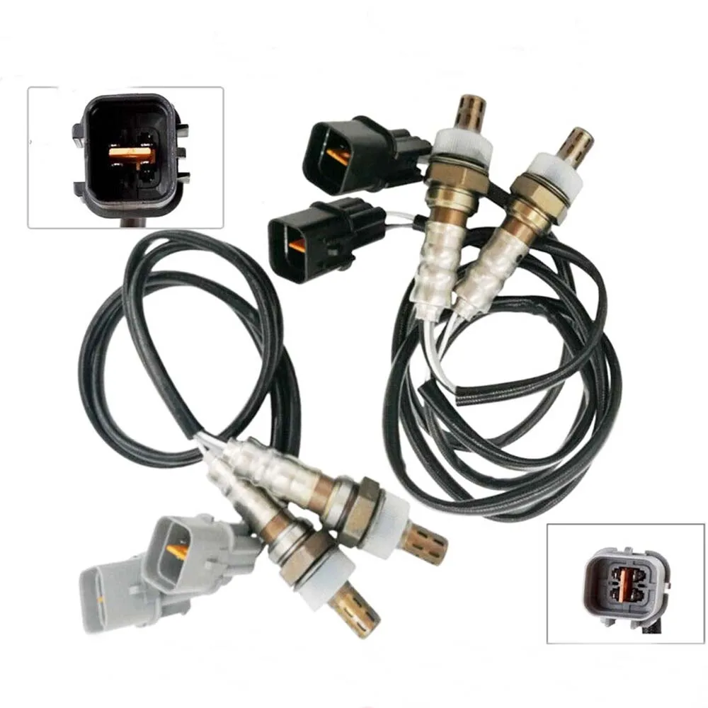 4PCS O2 Oxygen Sensor Front Rear for 1997-2004 Mitsubishi Montero Sport 3.0L V6 or Mitsubishi 234-4633 13801 SG1225 234-4657 6