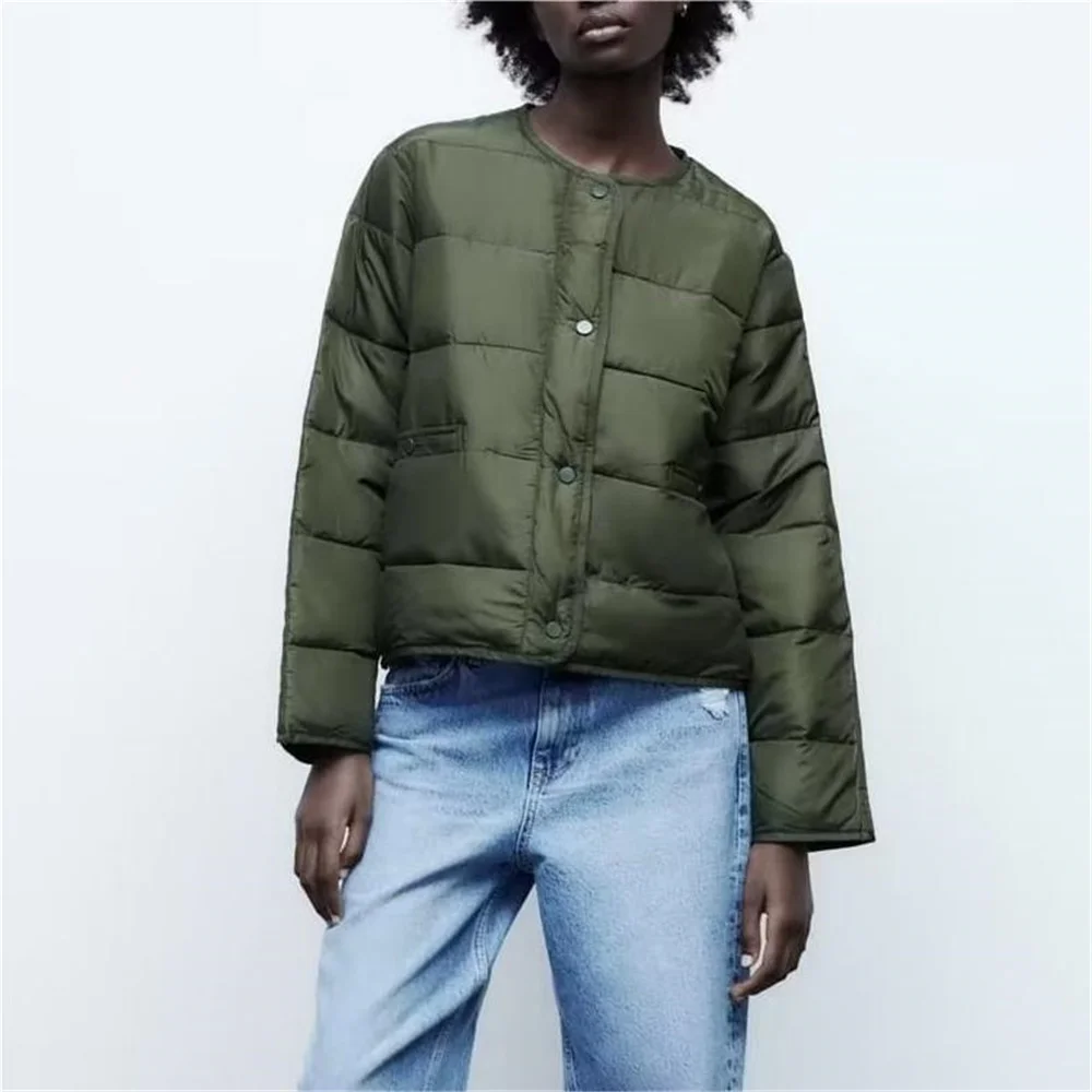 

Bomber jackets for women 2022 Winter clothes bubble coats for women quilted jacket women army green parkas designer