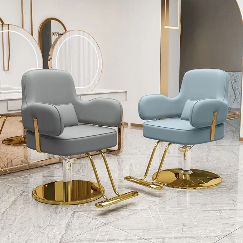 

Top Grade Stoolv Barber Chairs Perm And Dye Put Down Rotate Regulate Specific Barber Chairs Chaise Coiffeuse Furniture QF50BC