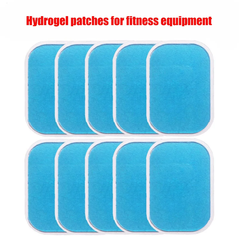 

10PCS Gel Pad EMS Abdominal Gel Patch Fitness Hydrogel Abdominal Muscle Stimulator Weight Loss Massage Machine Patch