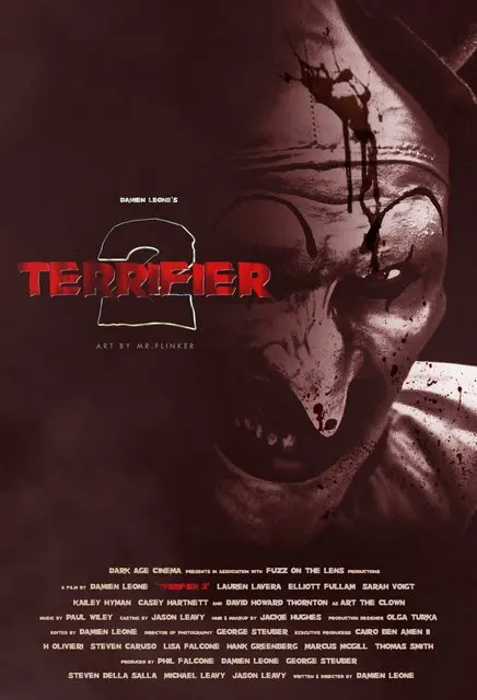 thumbnail image 1 of Póster clásico de la película de terror Chucky & Terrifier 2, impresión retro, arte de pared, pintura en lienzo, imagen para la decoración del hogar de la sala de estar, 1 of 5
