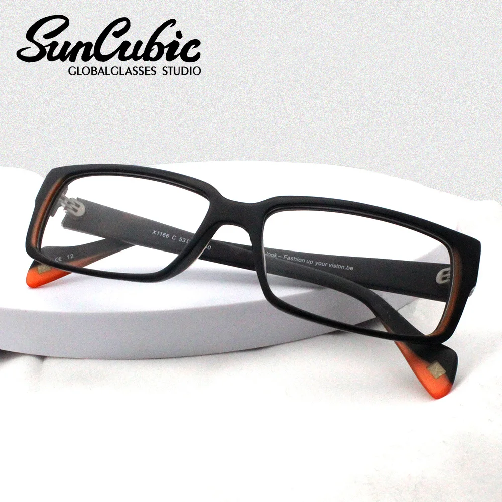 

Eyeglasses Optical Glasses Eyewear Vintage Classic Men Women Acetate High Quality Frames Fashion Black Hinge X1166
