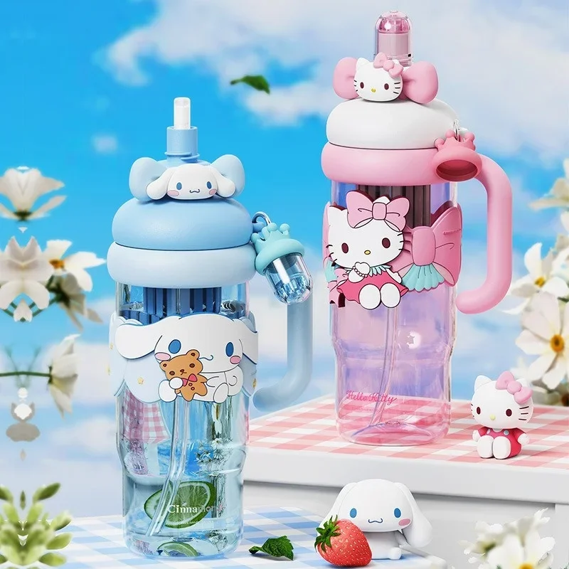 Large Capacity Leakproof Drinking Cup with Straw and Sleeve