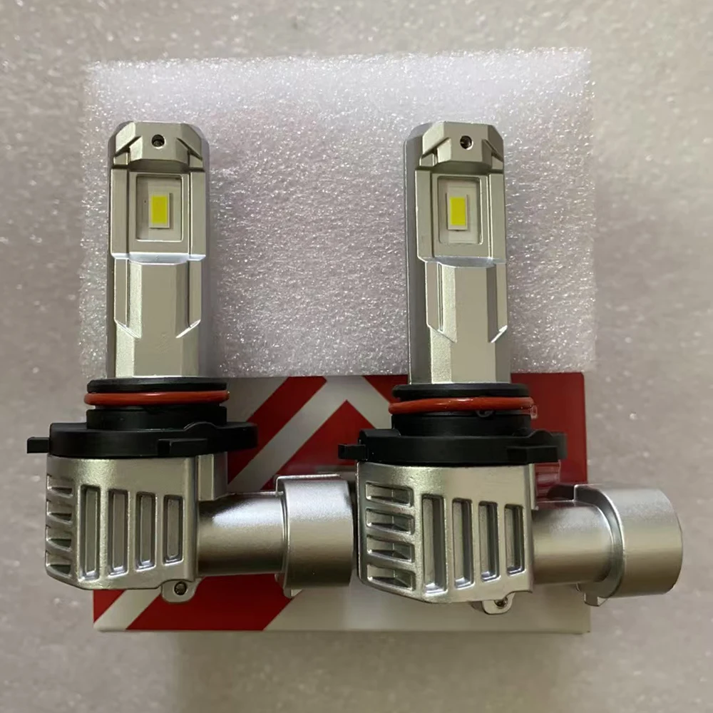 2개 HB3 P20d LED 9005 라이트 헤드라이트 자동차 터보 다이오드 전구 강력한 캔버스 오류 없음 어댑터 필요 없음 화이트 모토 안개등 12V