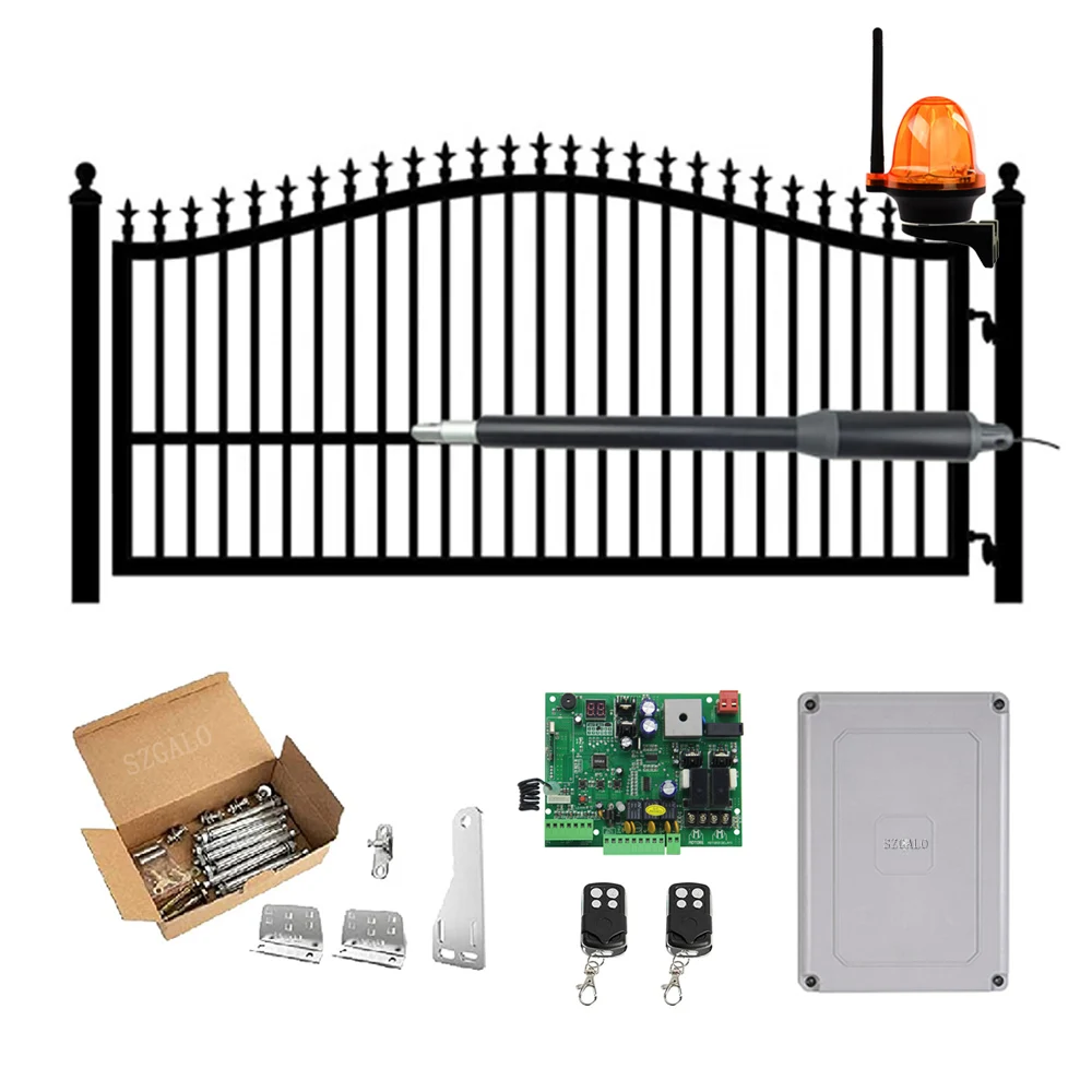 Single Swing Automatic Gate Opener Door Closer Capacity Solar Wifi