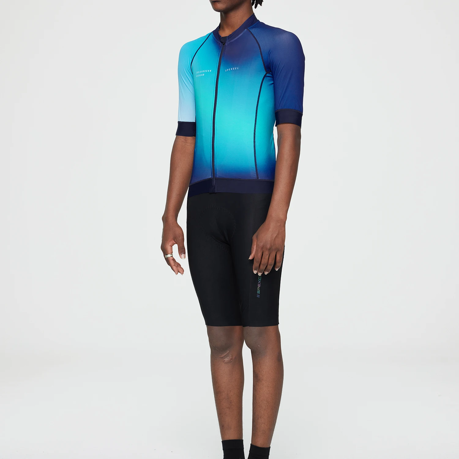 Bike Cycling Jersey Bike Cycling Clothes SPEXCEL air fit Colourburn vision 2.0 Short Sleeve Cycling Jersey Lightweight Quick dry fabric Man And Women
