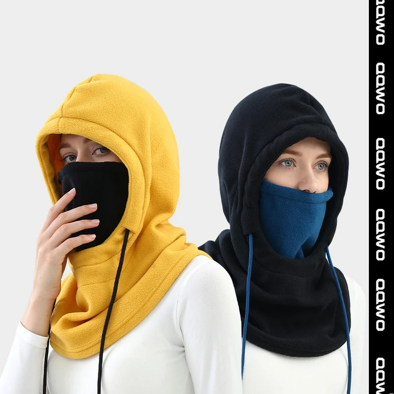 New Quality Cycling cap ski winter windproof cap outdoor sports bib cold padded hood mask plush warm hat Bike Bicycle