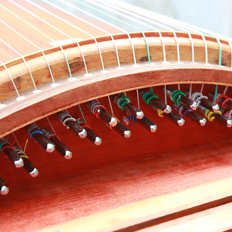 21 String Wooden Guzheng Portable Children's Adult Teaching Solid Guzheng Piano Chinese Traditional Instrument Rare Musical