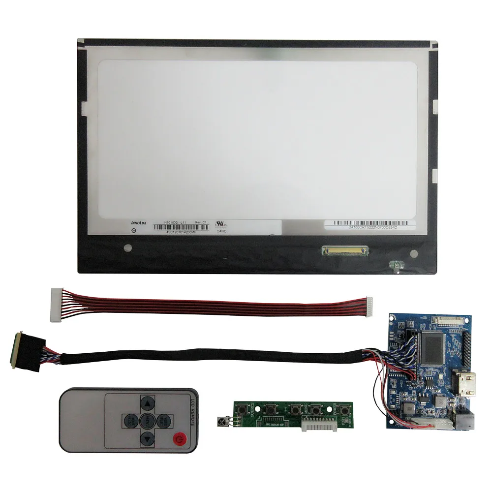 10.1 인치 IPS 스크린 LCD 디스플레이 터치 스크린 드라이브 제어 보드 키트 Raspberry Pi/Orange Pi PC 미니 컴퓨터 용 HDMI 호환