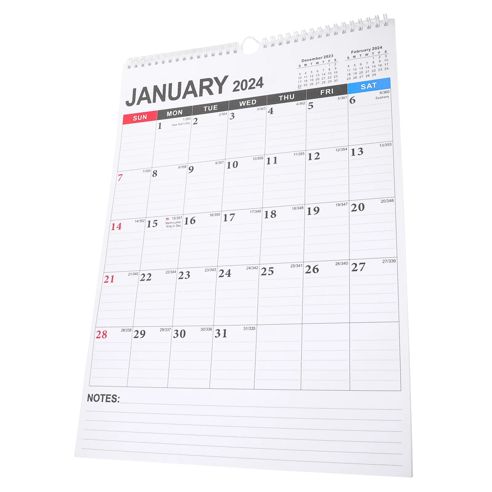 

Dates Home Desk Calendar Wall Calendar Large English Calendar 2023-2024 for Home School Office Student for Appointment