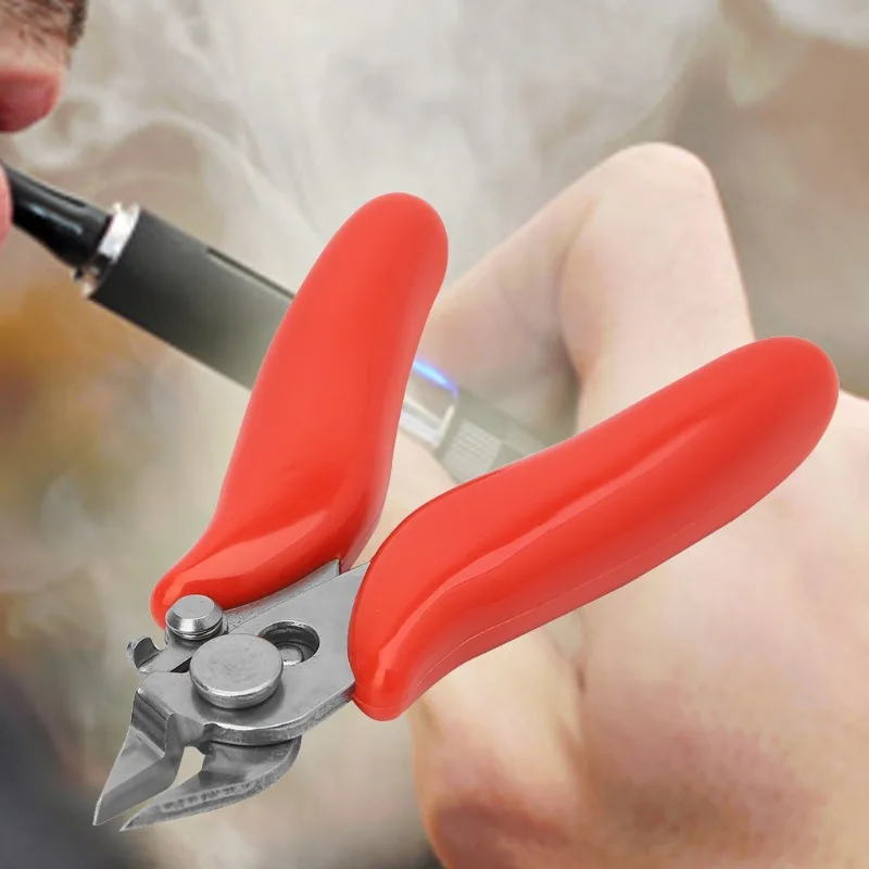 Diagonal Pliers 3.5 Inch Mini Wire Cutter Small Soft Cutting Electronic Pliers Wires Insulating Rubber Handle Model Pliers image 6