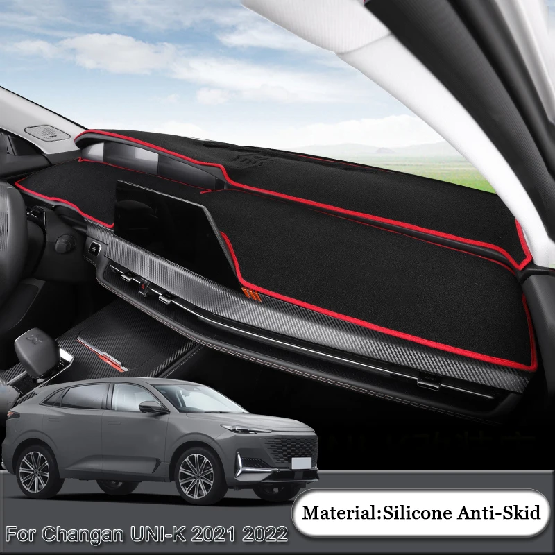 

Car Styling For Changan UNI-K 2021 2022 Car Dashboard Protective Mat Shade Cushion Pad Rose Carpet Mat Cover Auto Accessories