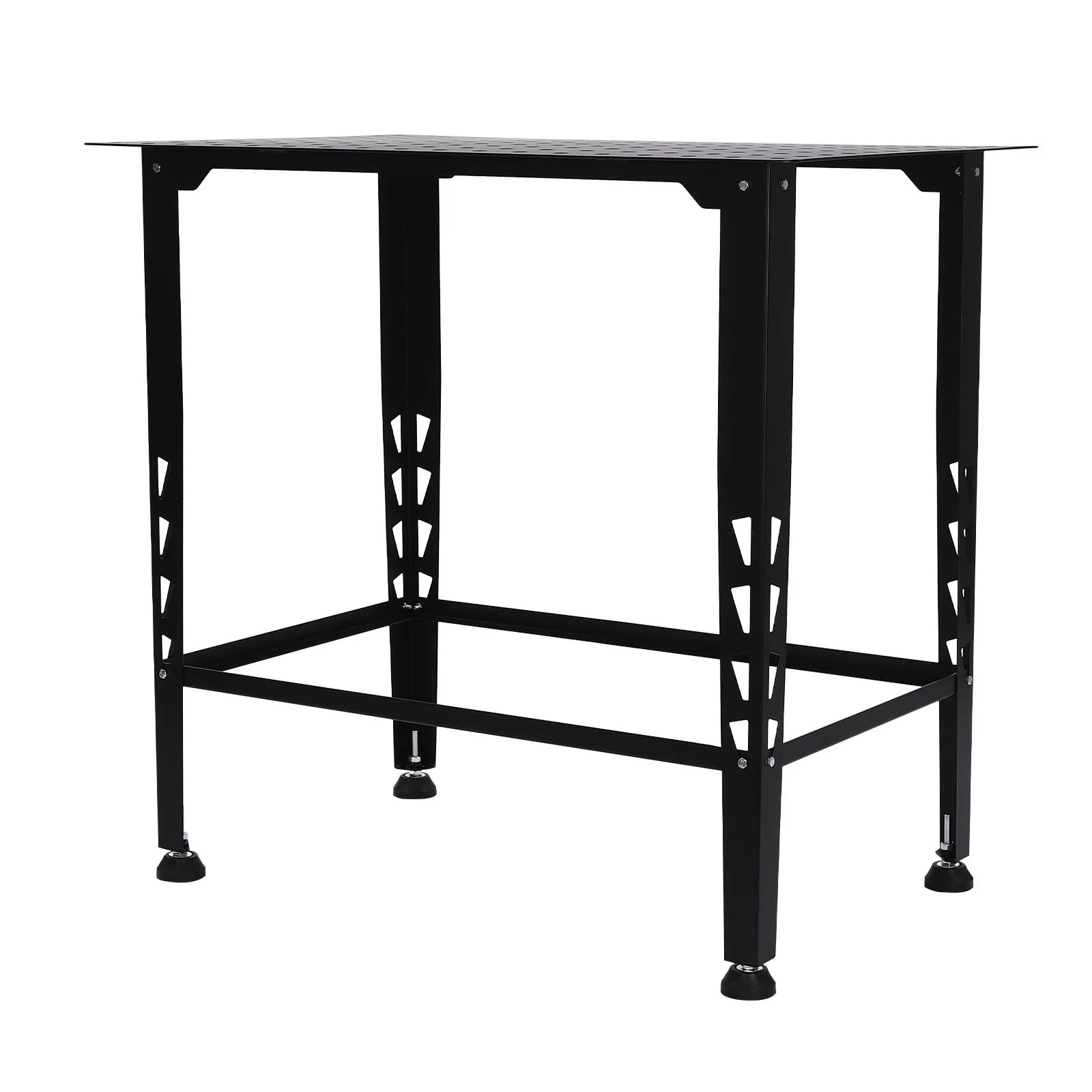36x24'' 600lbs Load Welding Sawing Table Universal Work Table w/ Storage Tray and 4*Stop Bases 4