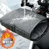 Motorcycle Scooter Thick Warm Handlebar Muff Grip Handle Bar Muff Rainproof Riding Protective Winter Warmer Thermal Cover Gloves 2