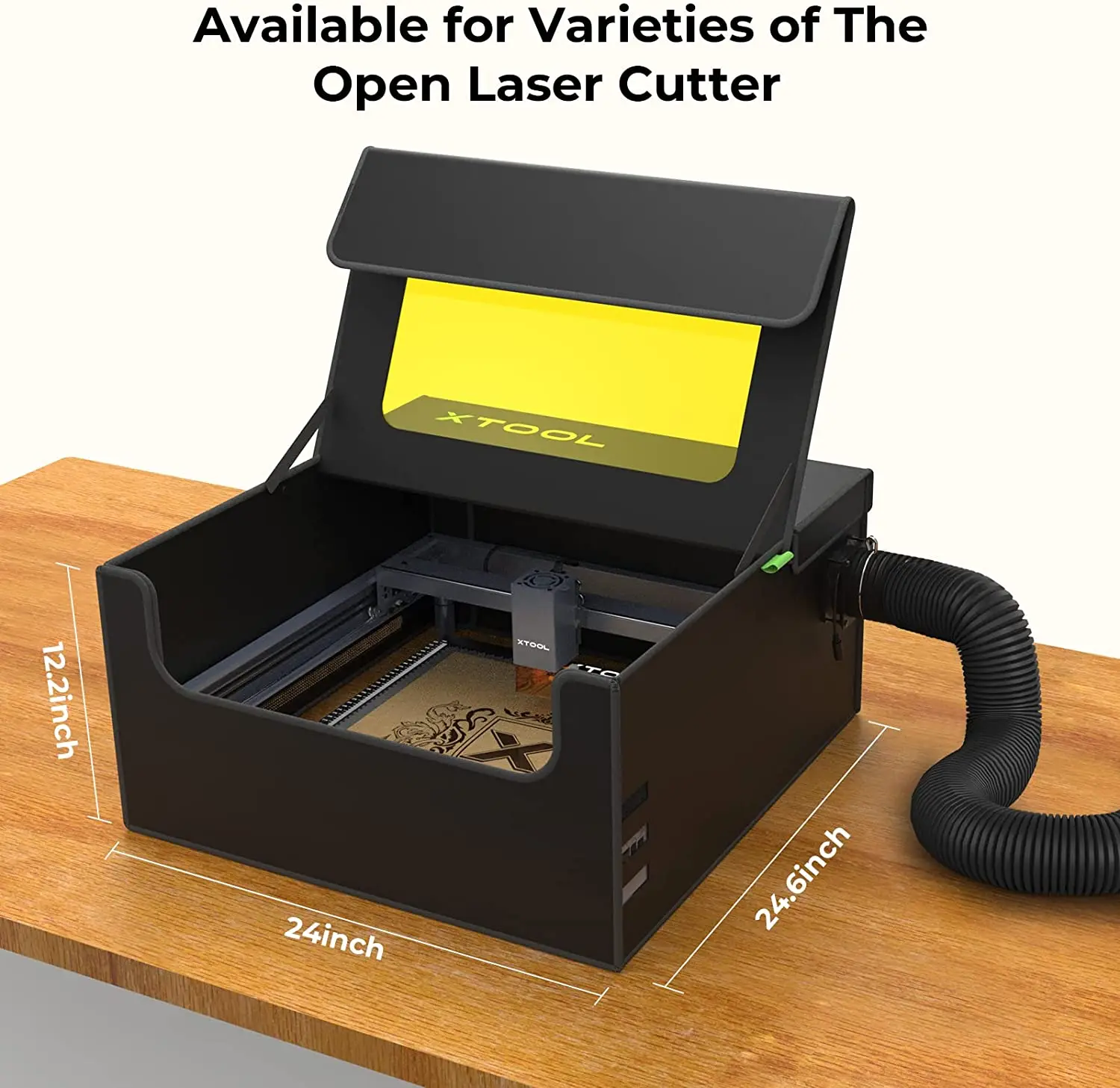 Laser Engraver Enclosure includes All Hardware. Assemble in 30 Min 