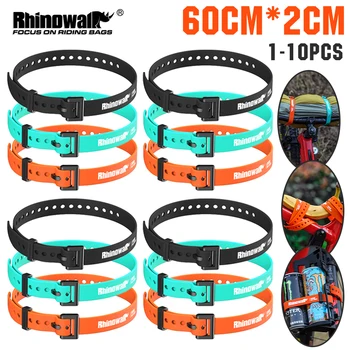 Rhinowalk Cinghia elastica in plastica TPU da 600 mm per fissare la cinghia di tensione di fissaggio a trazione per bagagli da ciclismo per bici e moto