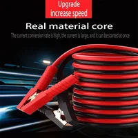 4M Heavy Duty Car Battery Jump Starter Cable | For Car/SUV/Truck | Emergency Ignition | Quick Start Power Booster Cable