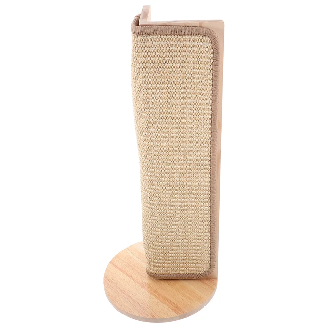 Sisal Cat Corner Scratcher Wall Mounted Couch Protector from Scratching Natural Fiber Scratch Pad for Furniture Defense