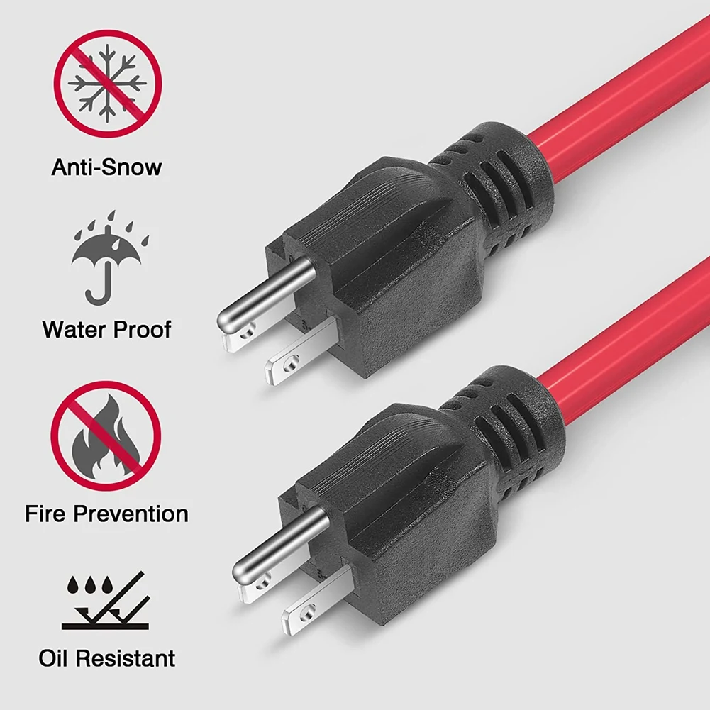 3ProngMaleToMaleExtensionCordGeneratorAdapterCord515Pfor