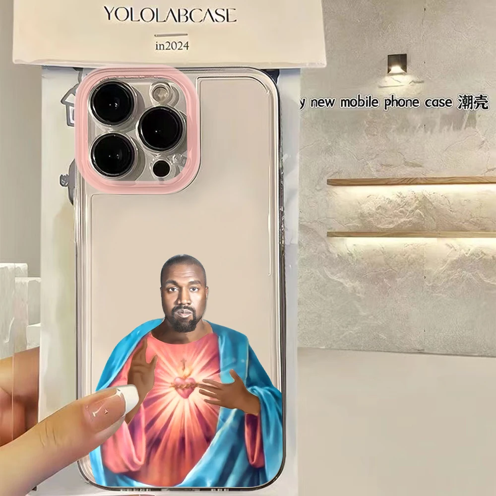 Kanye West YE Transparent Soft TPU Back Cover Phone Case