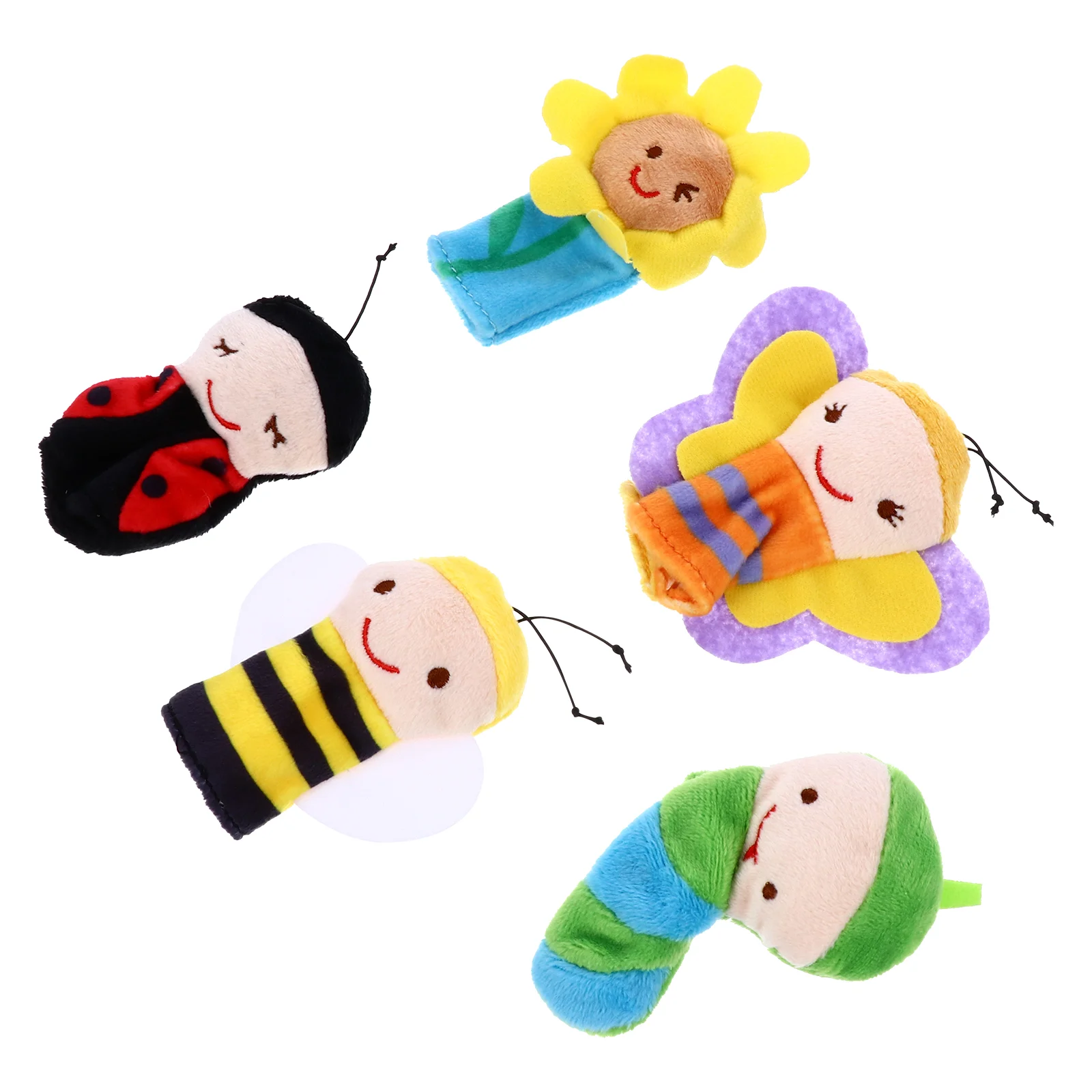 

5 Pcs Baby Dolls Finger Puppet for Kids Preschool Toys Animal Educational Plaything Toddler