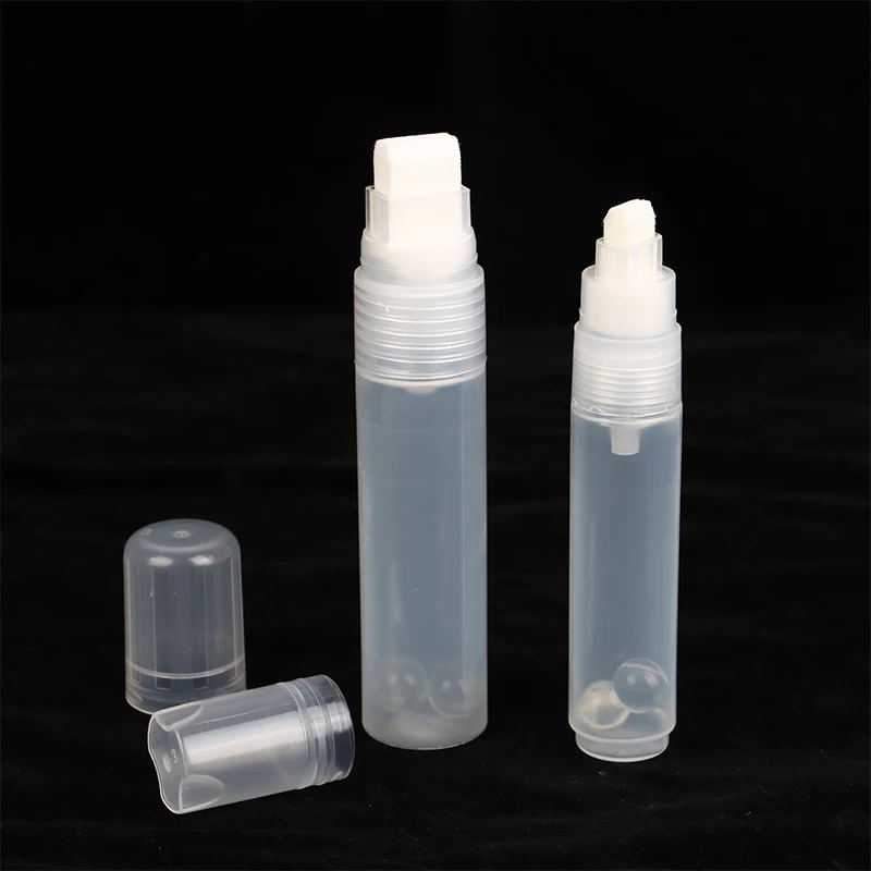 재사용 가능한 잉크 플라스틱 빈 펜 로드, 그래피티 펜, 액체 분필 마커 페인트 펜 액세서리용 리필 가능 튜브