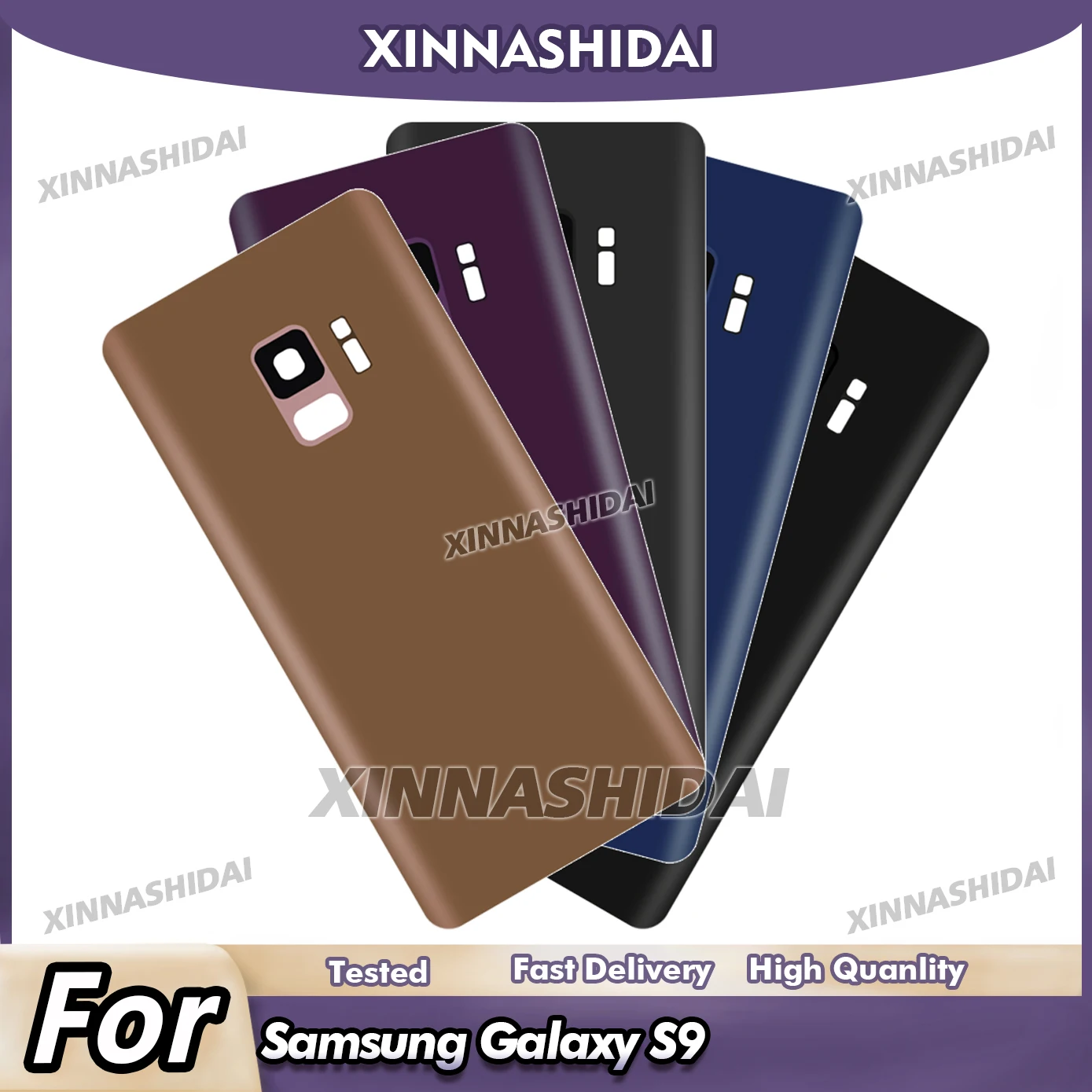 삼성 S9 배터리 백 커버 유리 패널 후면 도어 배터리 하우징 케이스 접착제 배터리 백 커버 교체 테스트 완료