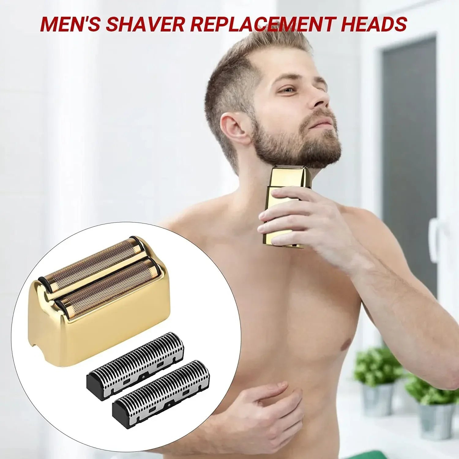Barber Shaver Blade Professional Barber Electric Shaver Replacement Double Cutter Blade And Foils Head Cover For Babyliss Cordless Foil Shaver FXFS2