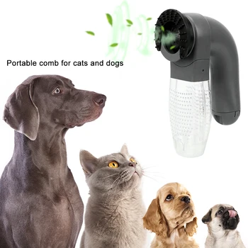 Pet Grooming Vacuum Cleaner Portable Cat Grooming Vacuum Electric Animal Hair Suction Device for Long/Short Haired Dogs Cats 2
