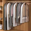 Three-dimension case for dresses wardrobe clothes cover suit cover with zipper garment bag with clear window fur coat protector 1