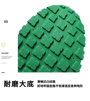 Alternative view of 2025 new fashion lightweight wear-resistant youth soft sole casual sports shoes design sense of fashion brand daddy shoes