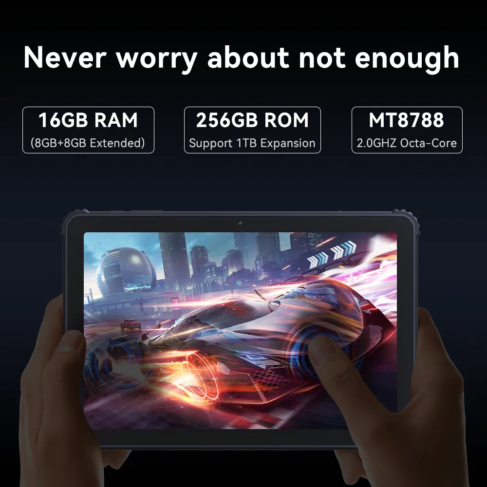 Cubot TAB KINGKONG, Rugged Tablet Android 13, IP68 Waterproof