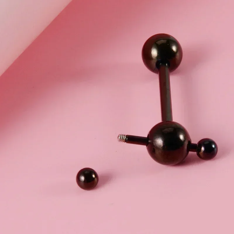 Titanium Steel Stainless Steel Tongue Nail Ear Studs Piercing Jewelry