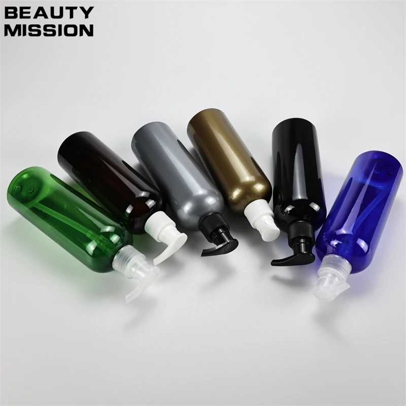 

Золотисто-серая пустая пластиковая круглая Наплечная бутылка 300 мл X 20 с насосом для лосьона, жидкое мыло, контейнер для домашних животных для личной косметики