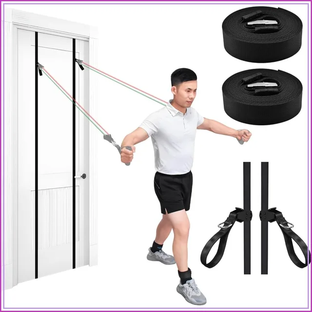Door Anchor Strap for Resistance Bands, Heavy Duty Workout Accessory