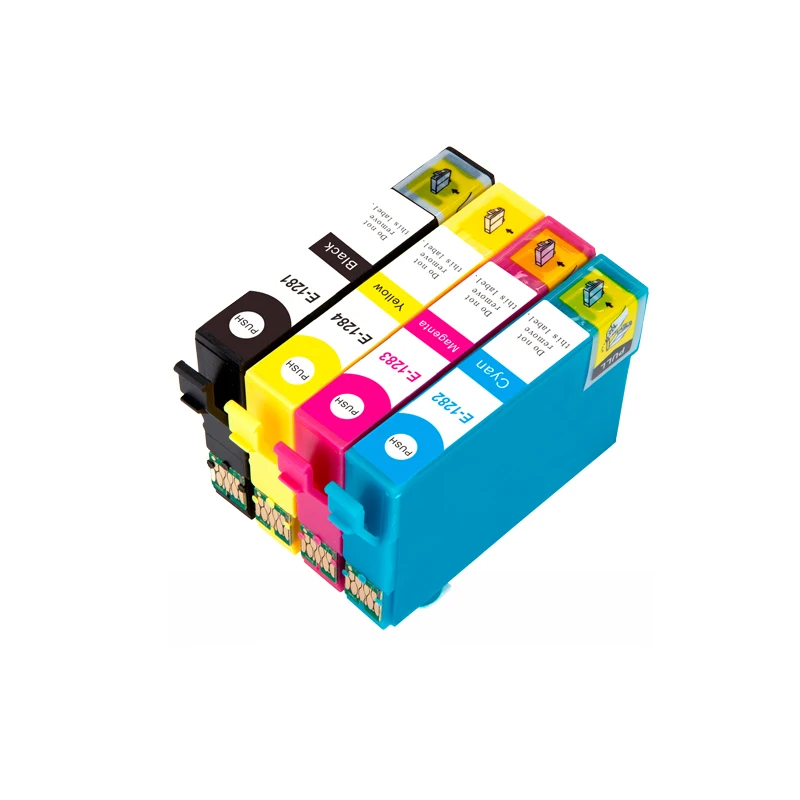 Cartucho de Tinta para Impressora Epson T1281 T1282 T1283 1281 para Epson Stylus S22 Sx125 Sx130 Sx230 Sx235w Sx420w Sx425w Sx430w Sx435w Impressora - Imagem 2