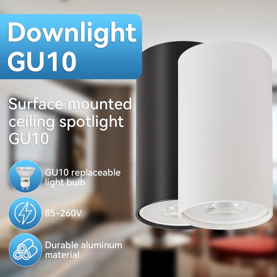 Downlight LED Spot GU10 Modern Home Decoration Corridor Ceiling Lamp Surface Mounted Downlight for KItchen Living Room Bedroom